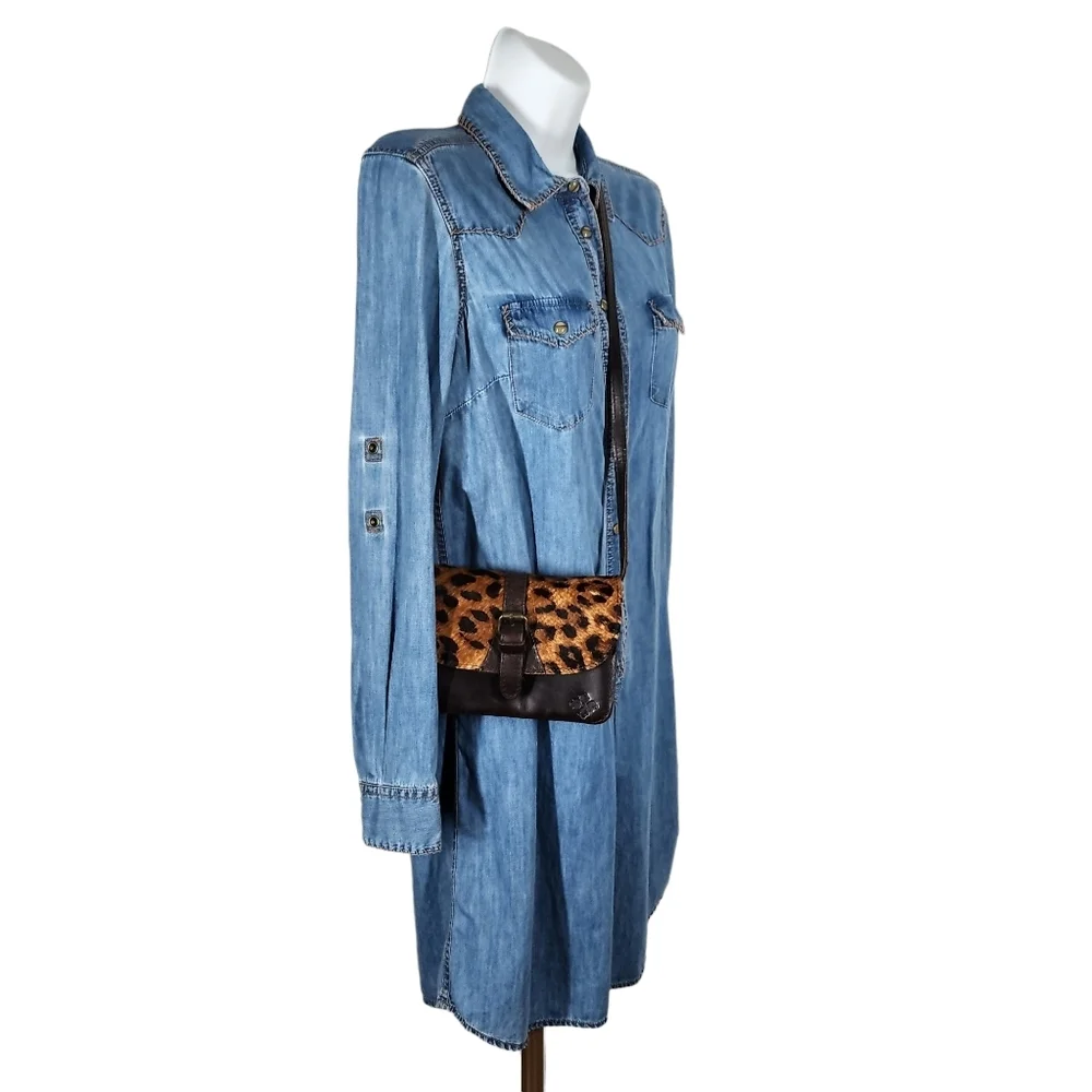 PATRICIA NASH ANIMAL PRINT CROSSBODY BAG 